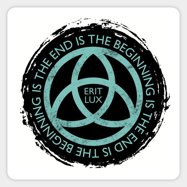 Dark TV Series The End Is the Beginning #2 Sticker by MotiviTees